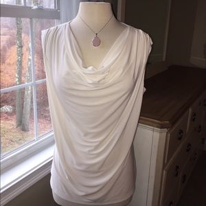 Cowl neck shell